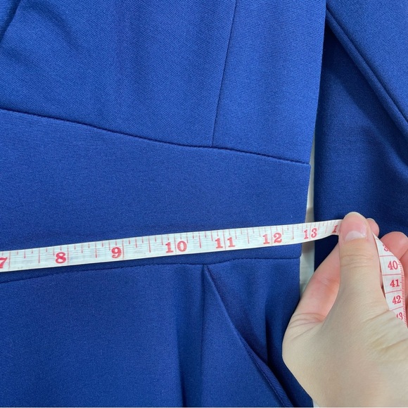 Catherine Malandrino Blue V-Neck Dress Size 2 - Picture 11 of 15